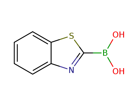 Molecular Structure of 499769-96-9 (1,3-BENZOTHIAZOL-2-YLBORONIC ACID,97%)