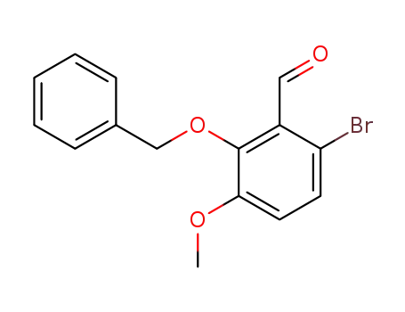 Benzaldehyde, 6-bromo-3-methoxy-2-(phenylmethoxy)-