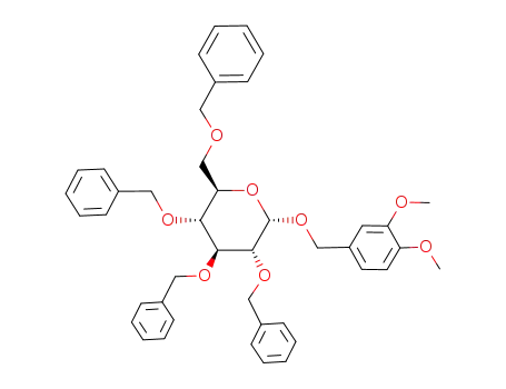 3,4-dimethoxybenzyl 2,3,4,6-tetra-O-benzyl-α-D-glucopyranoside
