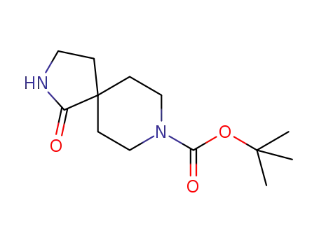 Molecular Structure of 268550-48-7 (1-BOC-4-SPIRO-[3-(2-PYRROLIDINONE)] PIPERIDINE)