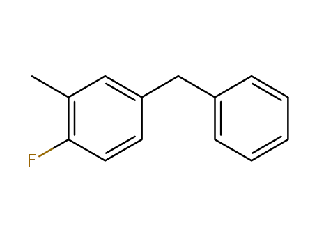 Molecular Structure of 1072800-92-0 (4-benzyl-1-fluoro-2-methylbenzene)