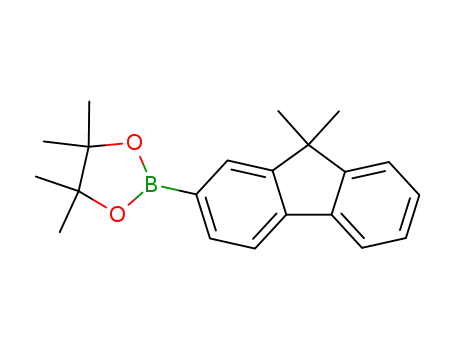 Molecular Structure of 569343-09-5 (1,3,2-DIOXABOROLANE, 2-(9,9-DIMETHYL-9H-FLUOREN-2-YL)-4,4,5,5-TETRAMETHYL)