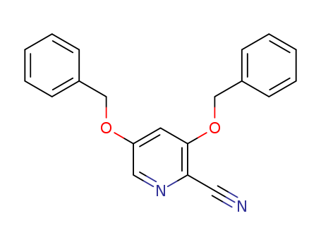 2-Pyridinecarbonitrile, 3,5-bis(phenylmethoxy)-