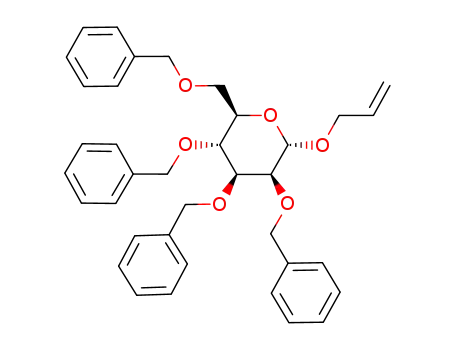 (3S,4S,5R,6R)-2-(allyloxy)-3,4,5-tris(benzyloxy)-6-(benzyloxymethyl)-tetrahydro-2H-pyran