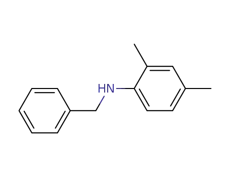 Molecular Structure of 66797-55-5 (Benzenemethanamine, N-(2,4-dimethylphenyl)-)