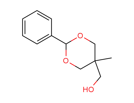 Molecular Structure of 6103-22-6 (1,3-Dioxane-5-methanol, 5-methyl-2-phenyl-)
