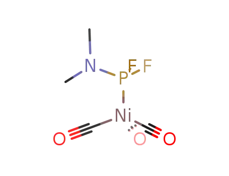 Molecular Structure of 37410-10-9 (Ni(CO)3(dimethylaminodifluorophosphine))
