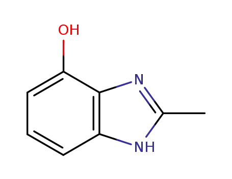 Molecular Structure of 94977-60-3 (1H-Benzimidazol-4-ol,2-methyl-(9CI))