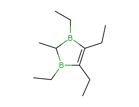 Molecular Structure of 18067-54-4 (1H-1,3-Diborole, 1,3,4,5-tetraethyl-2,3-dihydro-2-methyl-)