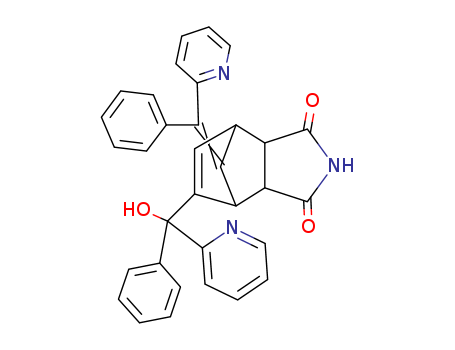 4,7-Methano-1H-isoindole-1,3(2H)-dione,3a,4,7,7a-tetrahydro-5-[(R)-hydroxyphenyl-2-pyridinylmethyl]-8-(phenyl-2-pyridinylmethylene)-,(3aR,4R,7S,7aS,8E)-rel-