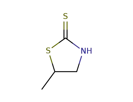 Molecular Structure of 1437-90-7 (5-methyl-1,3-thiazolidine-2-thione)