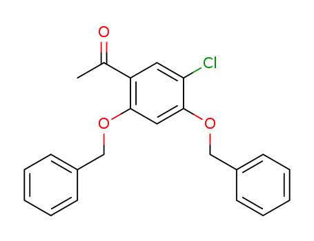 Ethanone, 1-[5-chloro-2,4-bis(phenylmethoxy)phenyl]-
