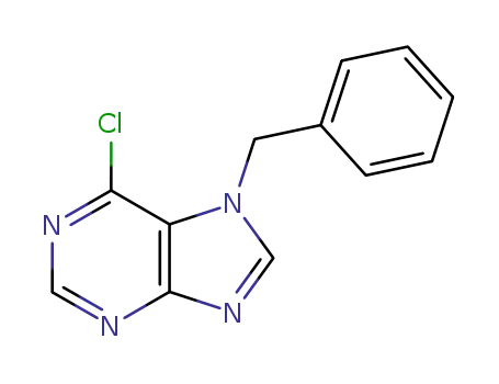 Molecular Structure of 1928-77-4 (6-CHLORO-7-BENZYLPURINE)