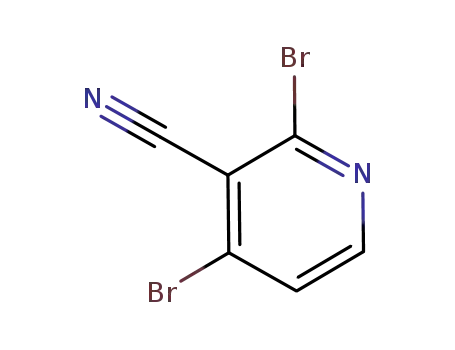 Molecular Structure of 1152617-14-5 (3-Pyridinecarbonitrile, 2,4-dibroMo-)