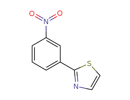 Molecular Structure of 105361-75-9 (Thiazole, 2-(3-nitrophenyl)-)