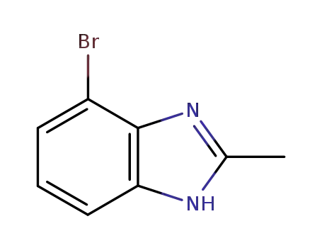 Molecular Structure of 20223-87-4 (4-BROMO-2-METHYL-1H-BENZIMIDAZOLE)