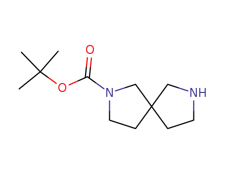 Molecular Structure of 2306252-57-1 (2,7-diazaspiro[4.4]-nonane-2-carboxylic acid tert-butyl ester)