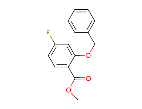 Benzoic acid, 4-fluoro-2-(phenylmethoxy)-, methyl ester