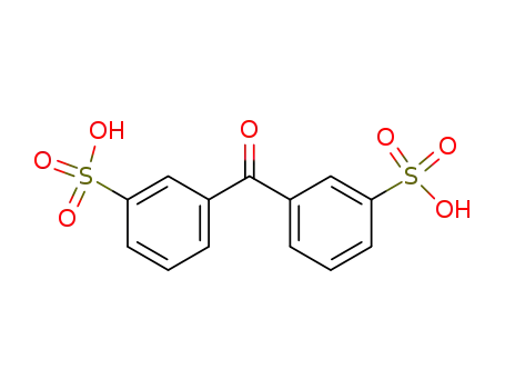 Molecular Structure of 63113-59-7 (3,3'-Carbonylbis(benzenesulfonic acid))