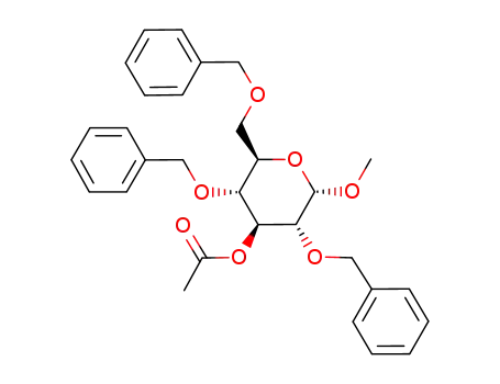 methyl 3-O-acetate-2,3,4-tri-O-benzyl-α-D-glucopyranoside