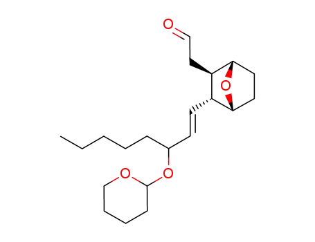 {(1S,2R,3R,4R)-3-[(E)-3-(Tetrahydro-pyran-2-yloxy)-oct-1-enyl]-7-oxa-bicyclo[2.2.1]hept-2-yl}-acetaldehyde