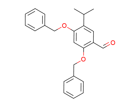 2,4-Bis(benzyloxy)-5-isopropylbenzaldehyde