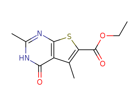 Ethyl 2,5-dimethyl-4-oxo-3,4-dihydro-thieno[2,3-d]pyrimidine-6-carboxylate