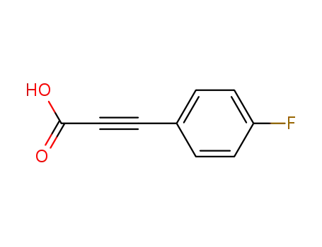 Molecular Structure of 706-06-9 ((4-fluorophenyl)propiolic acid)