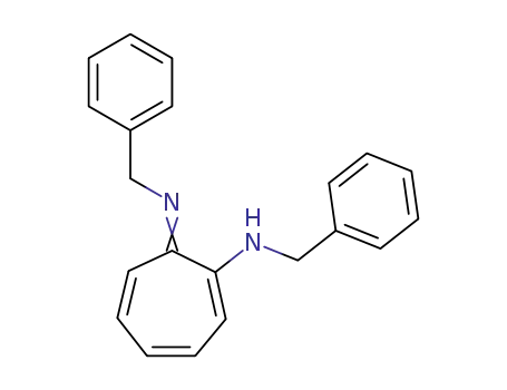 1,3,5-Cycloheptatrien-1-amine,N-(phenylmethyl)- 7-[(phenylmethyl)imino]- 