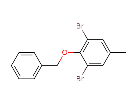 1,3-dibromo-5-methyl-2-phenylmethoxybenzene