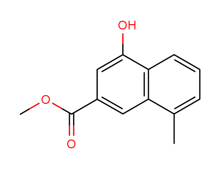 methyl 4-hydroxy-8-methyl-naphthalene-2-carboxylate