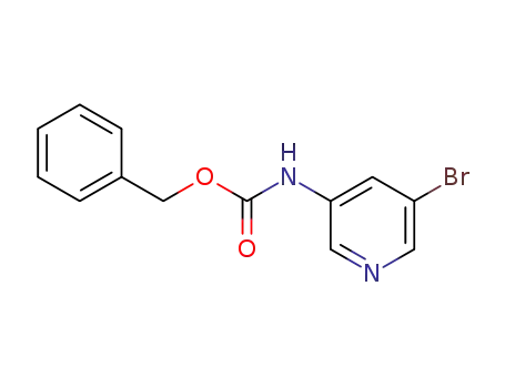 Molecular Structure of 762298-10-2 (BENZYL 5-BROMOPYRIDIN-3-YLCARBAMATE)