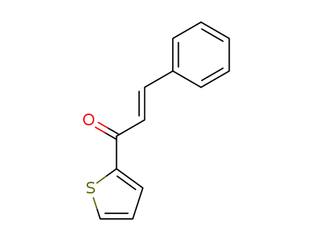 Molecular Structure of 39078-33-6 (2-Propen-1-one, 3-phenyl-1-(2-thienyl)-, (E)-)