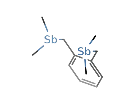 1,2-bis(dimethylstibanylmethyl)benzene