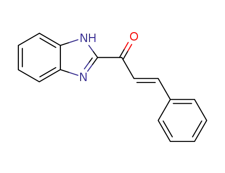 2-Propen-1-one, 1-(1H-benzimidazol-2-yl)-3-phenyl-, (2E)-