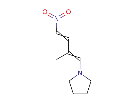 Pyrrolidine, 1-(2-methyl-4-nitro-1,3-butadienyl)-