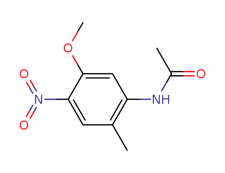 Molecular Structure of 361162-90-5 (2-AcetaMido-4-Methoxy-5-nitrotoluene)