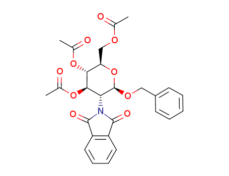 (2R,3S,4R,5R,6R)-2-(Acetoxymethyl)-6-(benzyloxy)-5-(1,3-dioxoisoindolin-2-yl)tetrahydro-2H-pyran-3,4-diyl diacetate