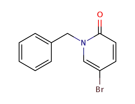 Molecular Structure of 217448-53-8 (1-Benzyl-5-bromopyridin-2(1H)-one)