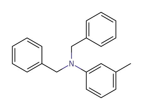 Molecular Structure of 55197-79-0 (Benzenemethanamine, N-(3-methylphenyl)-N-(phenylmethyl)-)