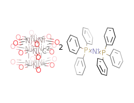2((C<sub>6</sub>H<sub>5</sub>)3P)2N<sup>(1+)</sup>*Ni<sub>9</sub>(CO)18<sup>(2-)</sup>=(((C<sub>6</sub>H<sub>5</sub>)3P)2N)2(Ni<sub>9</sub>(CO)18)