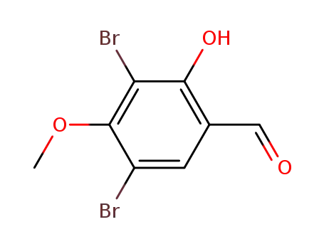 Molecular Structure of 117238-61-6 (3 5-DIBROMO-2-HYDROXY-4-METHOXYBENZALDE&)