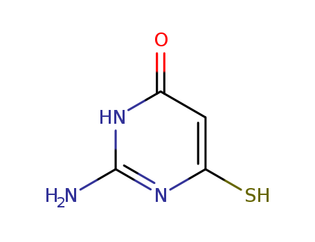 2-amino-4-sulfanyl-1H-pyrimidin-6-one