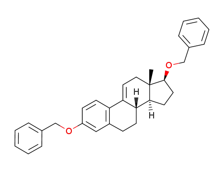Molecular Structure of 40128-86-7 (3,17β-Bis(benzyloxy)estra-1,3,5(10),9(11)-tetraene)