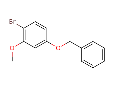 Molecular Structure of 171768-67-5 (4-BROMO-3-METHOXYPHENOL BENZYL ETHER)