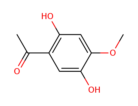 Molecular Structure of 22089-12-9 (Ethanone, 1-(2,5-dihydroxy-4-methoxyphenyl)-)