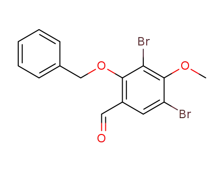 Benzaldehyde, 3,5-dibromo-4-methoxy-2-(phenylmethoxy)-