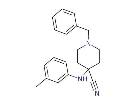 4-Piperidinecarbonitrile,4-[(3-methylphenyl)amino]-1-(phenylmethyl)-