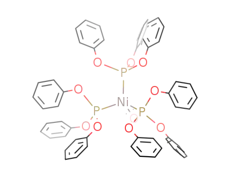 Molecular Structure of 14552-96-6 (Ni(C<sub>18</sub>H<sub>15</sub>O<sub>3</sub>P)3(CO))