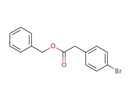 Molecular Structure of 127152-98-1 (benzyl 2-(4-bromophenyl)acetate)